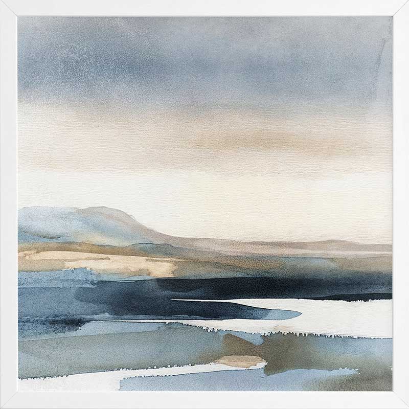 Blue Mirage II Framed Art Print