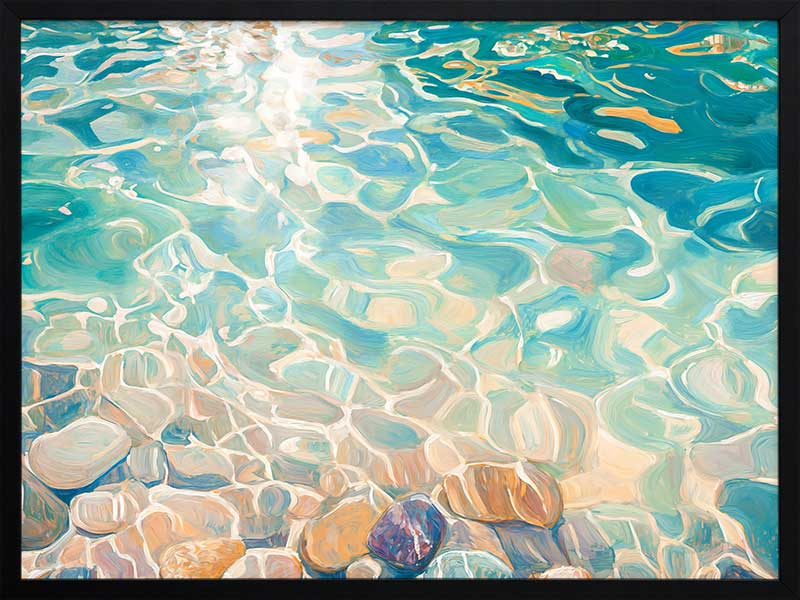 Rock Pool Framed Art Print