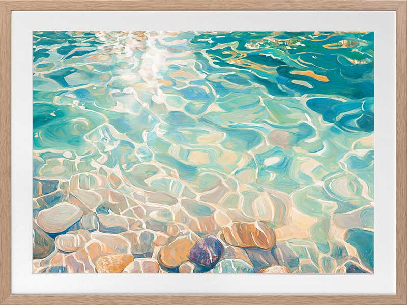 Rock Pool Framed Art Print