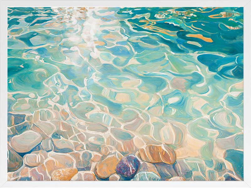 Rock Pool Framed Art Print