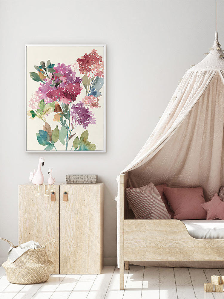 Sweet Hydrangea II Canvas Art Print | Lifestyle