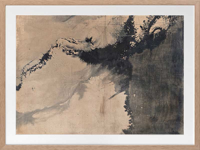 Midnight Tide I Framed Art Print