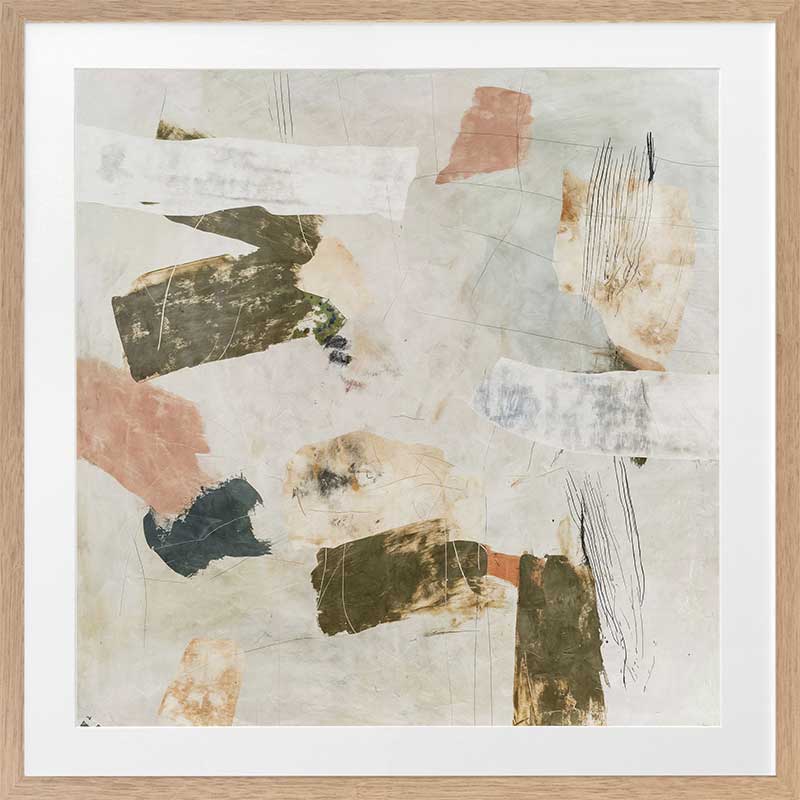 Between the Lines II Framed Art Print