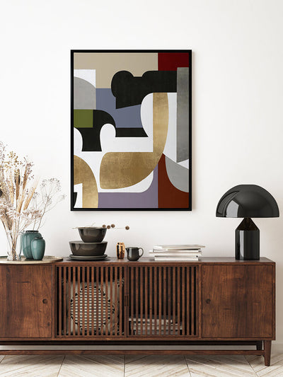 Converging I Canvas Art Print | Lifestyle