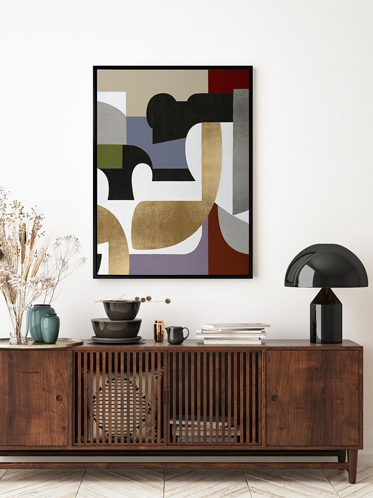 Converging I Canvas Art Print | Lifestyle