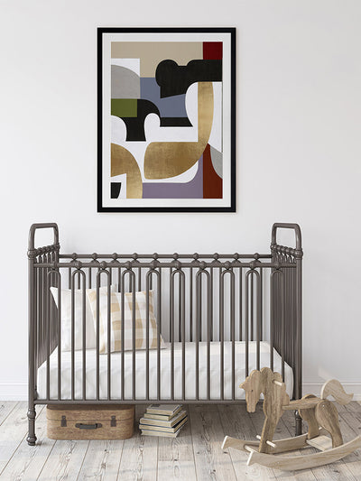 Converging I Framed Art Print | Lifestyle