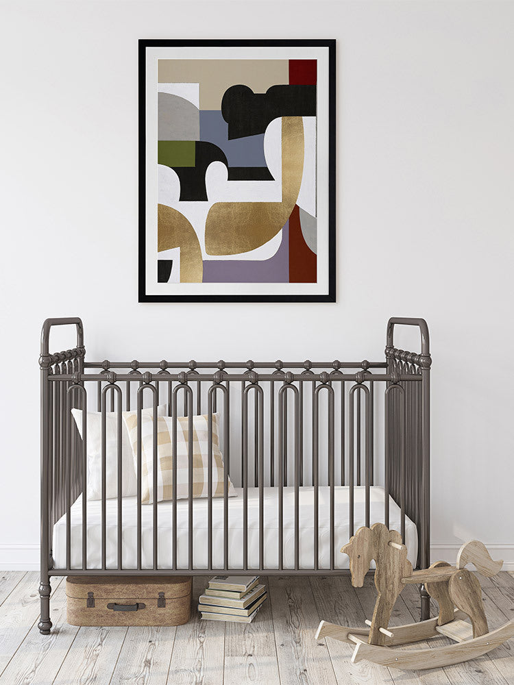 Converging I Framed Art Print | Lifestyle