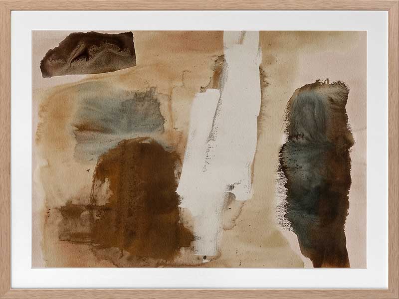 Brushed By Time I Framed Art Print