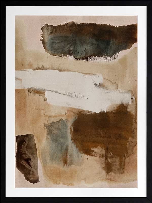 Brushed By Time I Framed Art Print