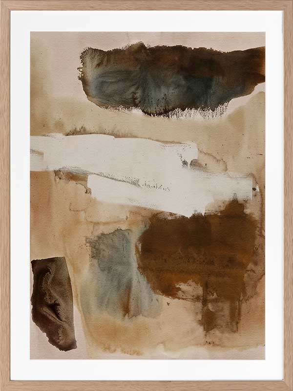 Brushed By Time I Framed Art Print