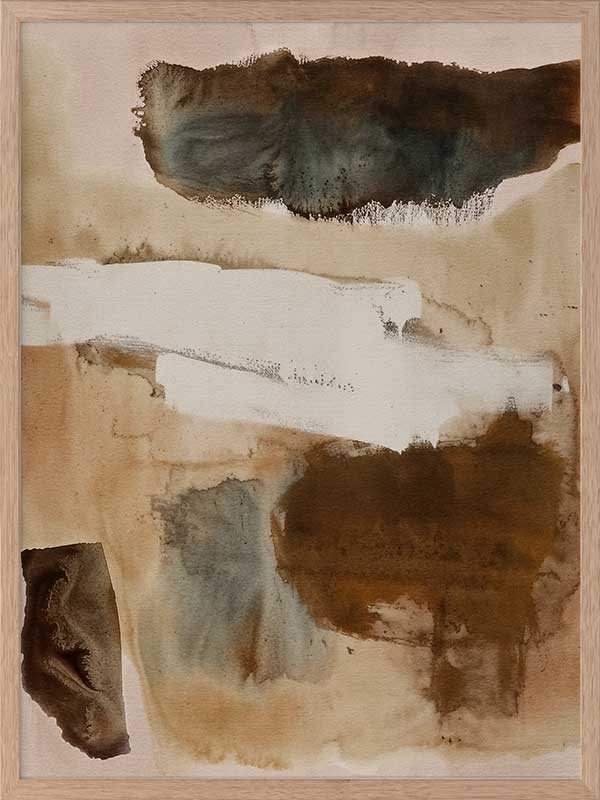 Brushed By Time I Framed Art Print