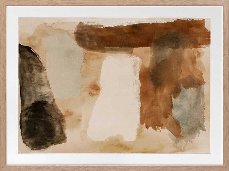 Brushed By Time II Framed Art Print