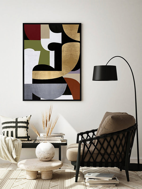 Converging II Canvas Art Print | Lifestyle