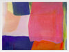 Abstract wall art Neon Dreams with vibrant pink, purple, orange, and green blocks for bold contemporary interiors.