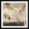 Australian landscape art depicting gum leaves in muted greys, greens, and earthy tones for calm modern interiors.