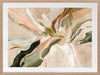 Fluid abstract wall art in soft earthy tones with harmonious forms and lines that flow from the centre to the edges.