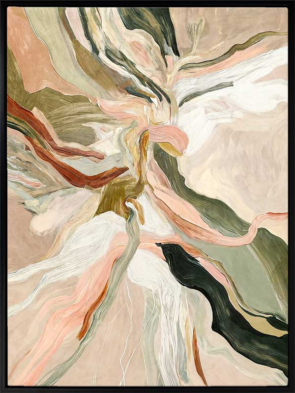 Warm Memories I Abstract Contemporary Art Print | Urban Road