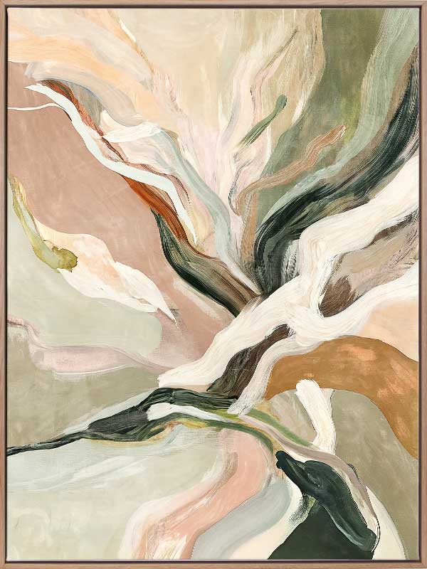 Warm Memories II - Oak Box Frame Canvas - 90x120 - Dual Strung - LS