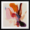 Vibrant abstract floral wall art featuring playful, fluid forms in warm tones, perfect for contemporary spaces.