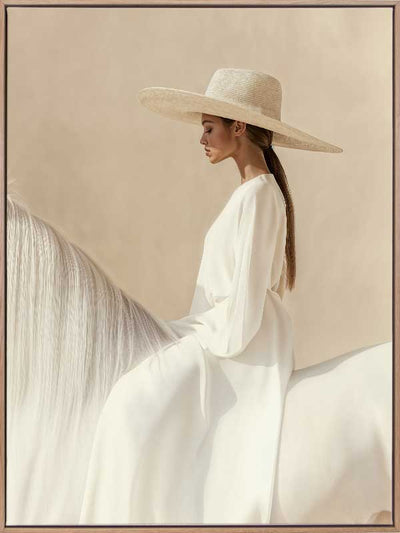 Texas Hold ‘Em - Oak Box Frame Canvas - 90x120 - Portrait - LS