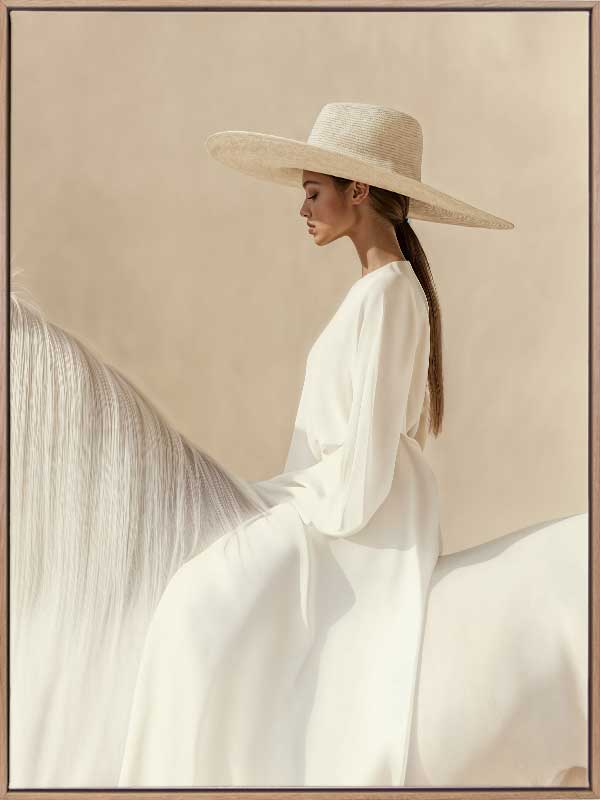 Texas Hold ‘Em - Oak Box Frame Canvas - 90x120 - Portrait - LS