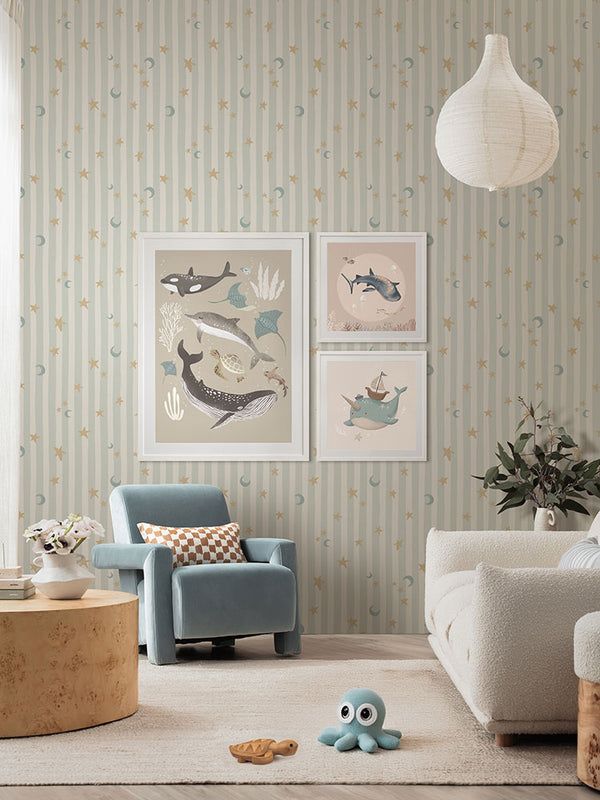 Wonders of the Deep Framed Art Print | Lifestyle