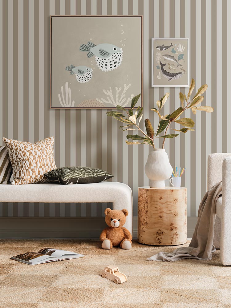 Pair of Pufferfish Canvas Art Print | Lifestyle