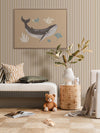 Whale Song Canvas Art Print | Lifestyle