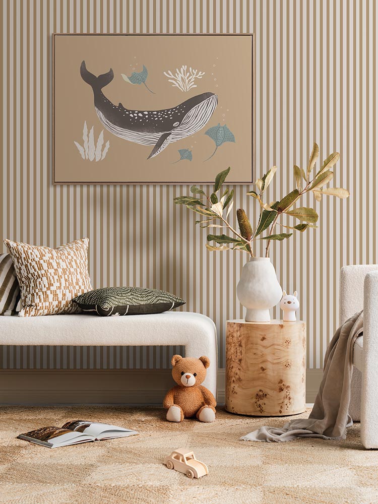 Whale Song Canvas Art Print | Lifestyle