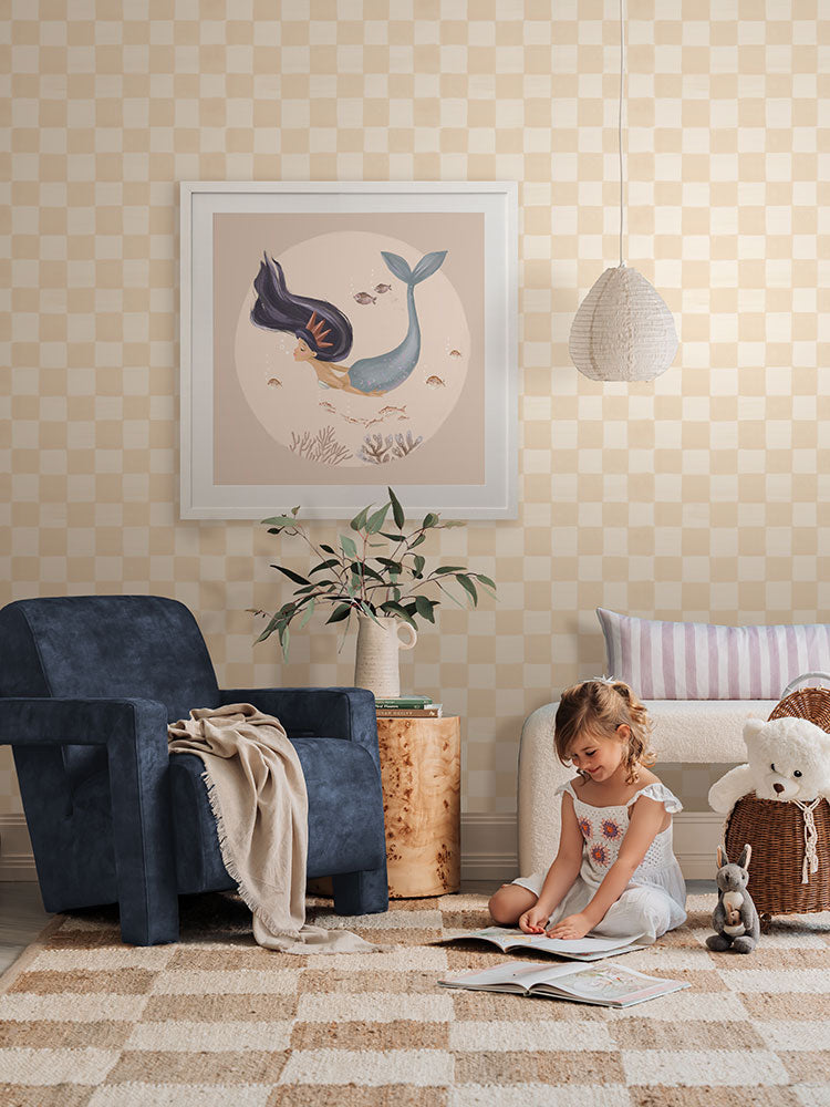 Mermaid Princess Framed Art Print | Lifestyle