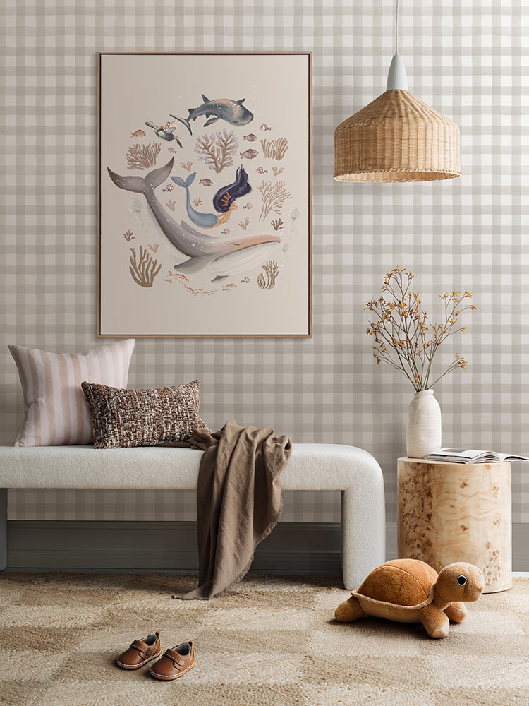 Tide Pool Tails Canvas Art Print | Lifestyle