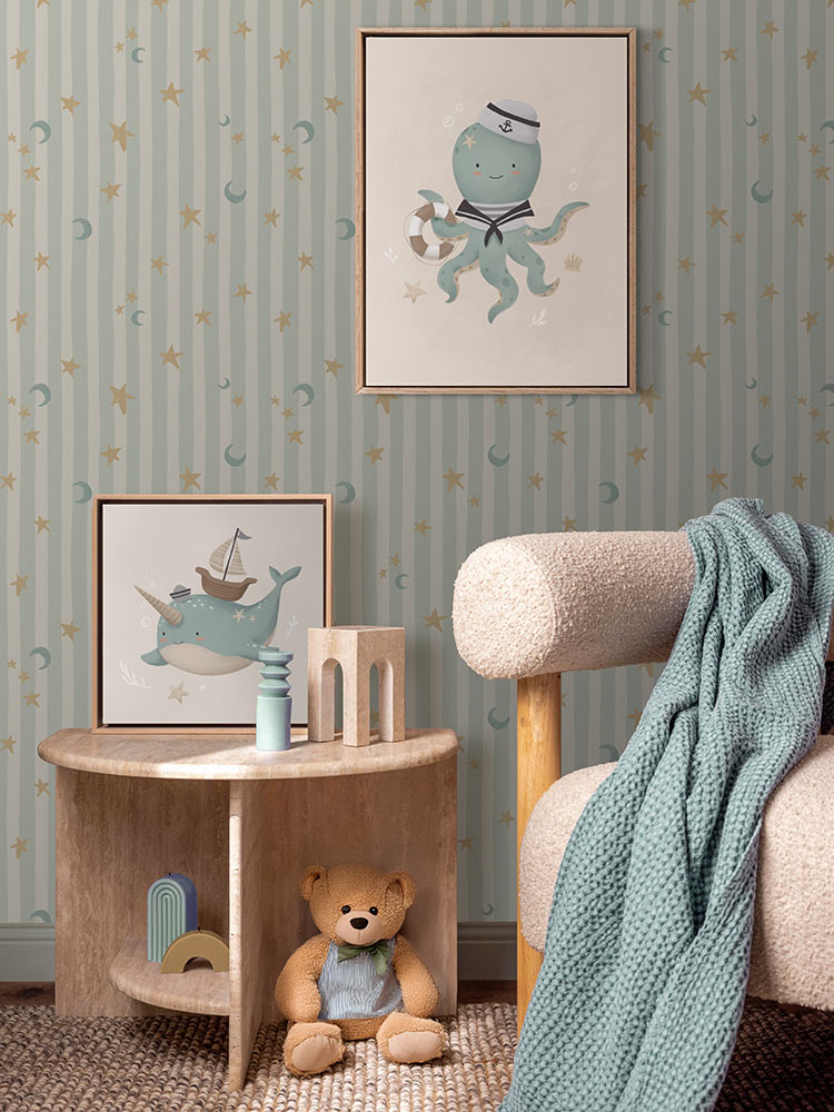 Ollie the Octopus Canvas Art Print | Lifestyle