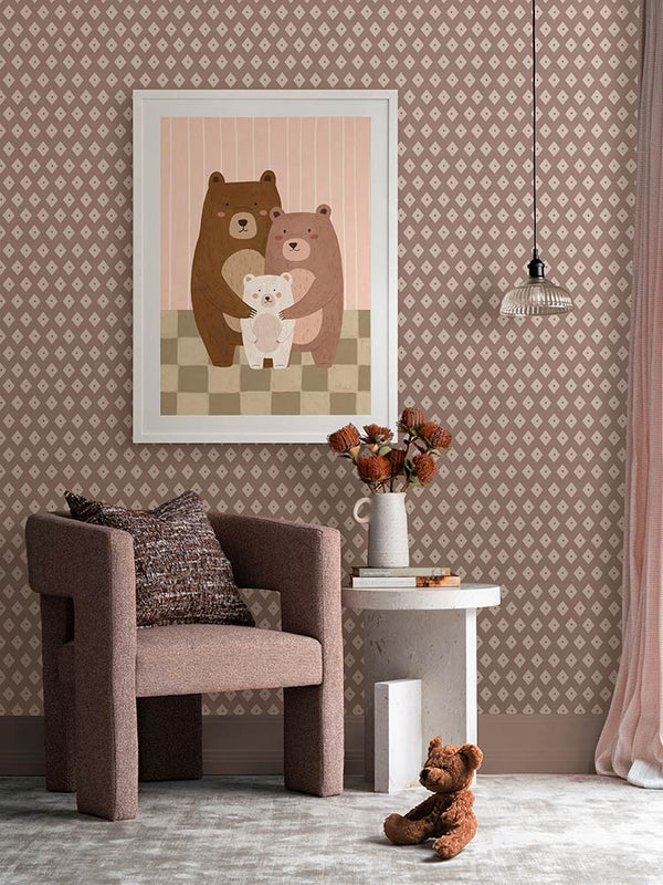 Snuggle Bears Framed Art Print | Lifestyle