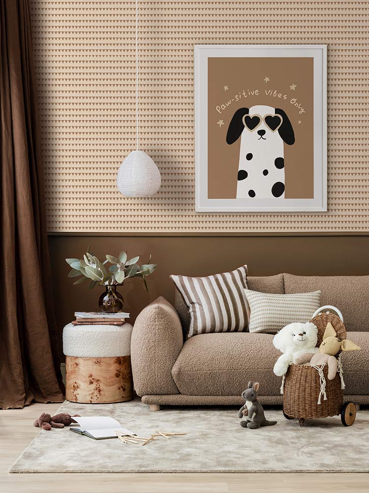 Pawsitive Vibes Only Canvas Art Print | Lifestyle