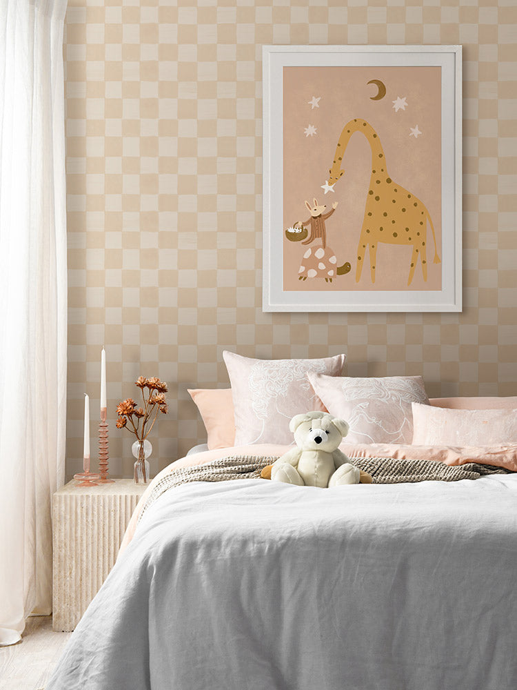 Tall Tales & Tiny Friends Framed Art Print | Lifestyle