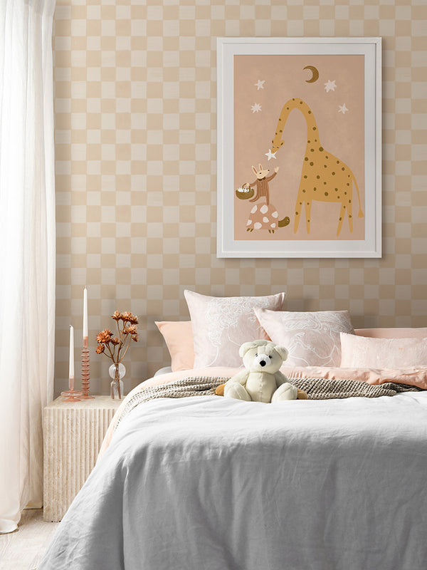 Tall Tales & Tiny Friends Framed Art Print | Lifestyle