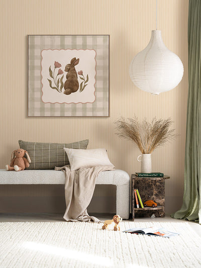 Brown Bunny Canvas Art Print | Lifestyle
