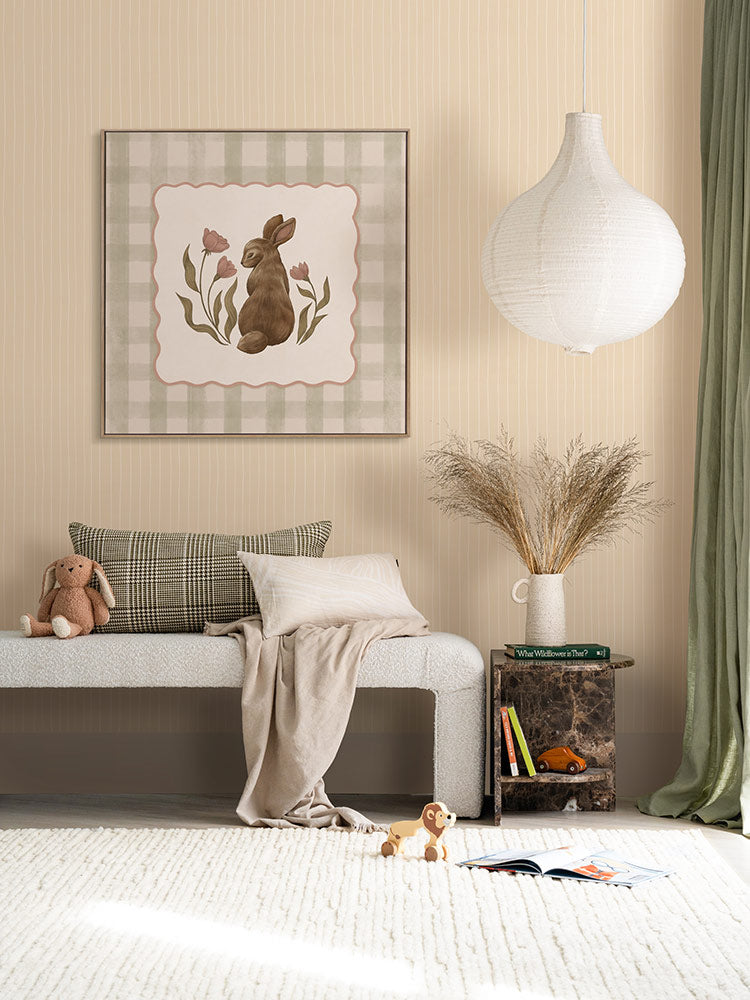 Brown Bunny Canvas Art Print | Lifestyle