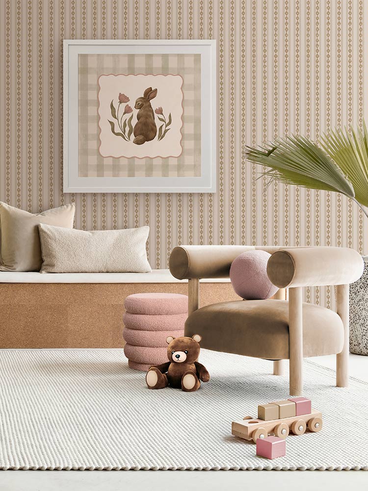 Brown Bunny Framed Art Print | Lifestyle