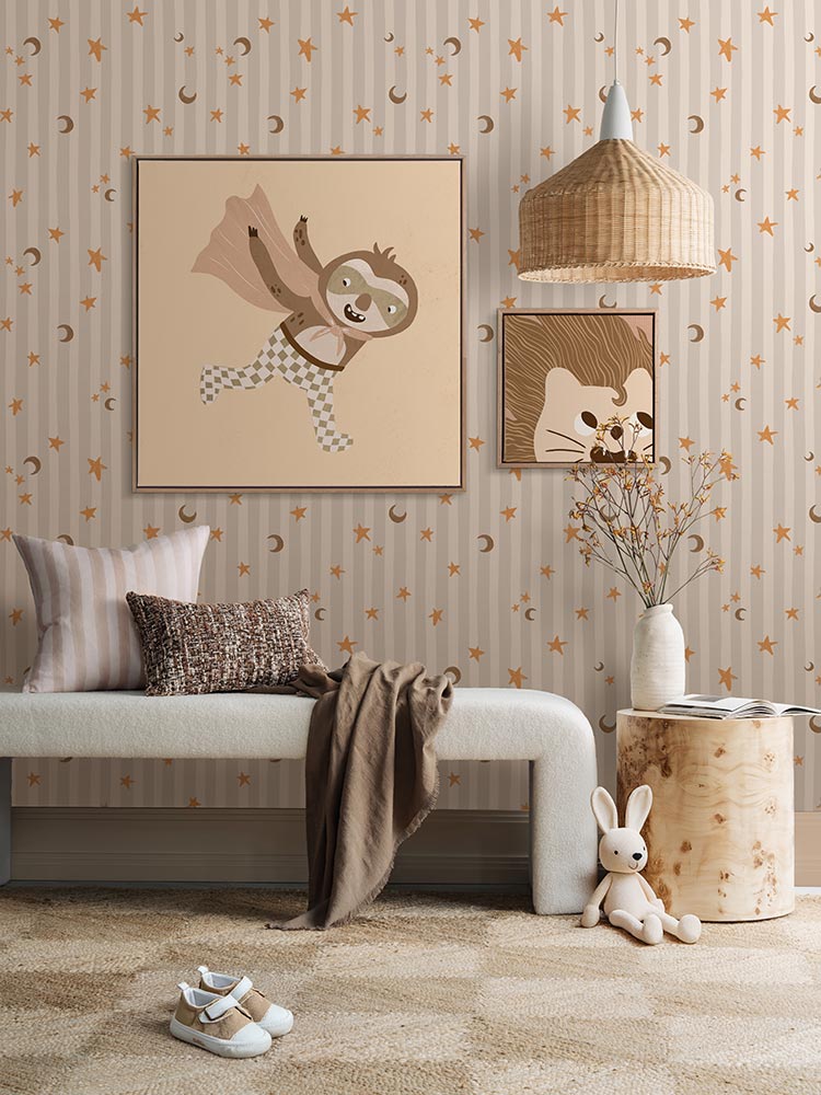 Super Sloth Canvas Art Print | Lifestyle