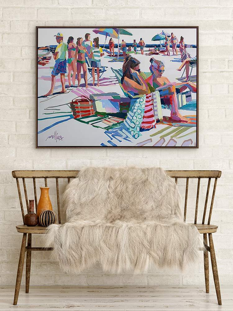 Beach Party Canvas Art Print | Lifestyle