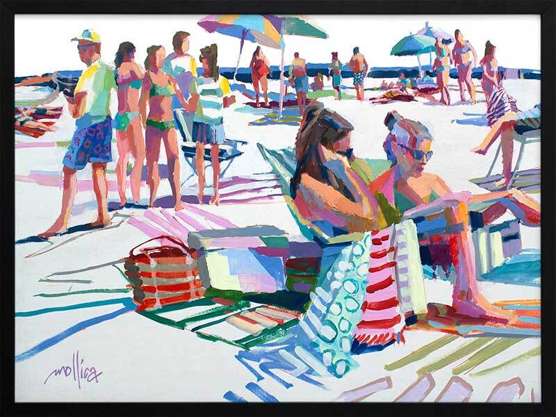 Beach Party Framed Art Print