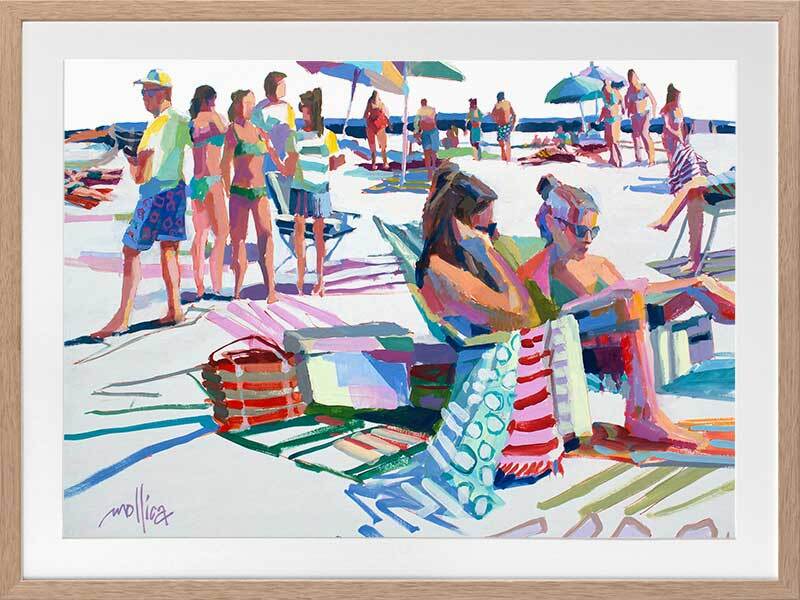 Beach Party Framed Art Print