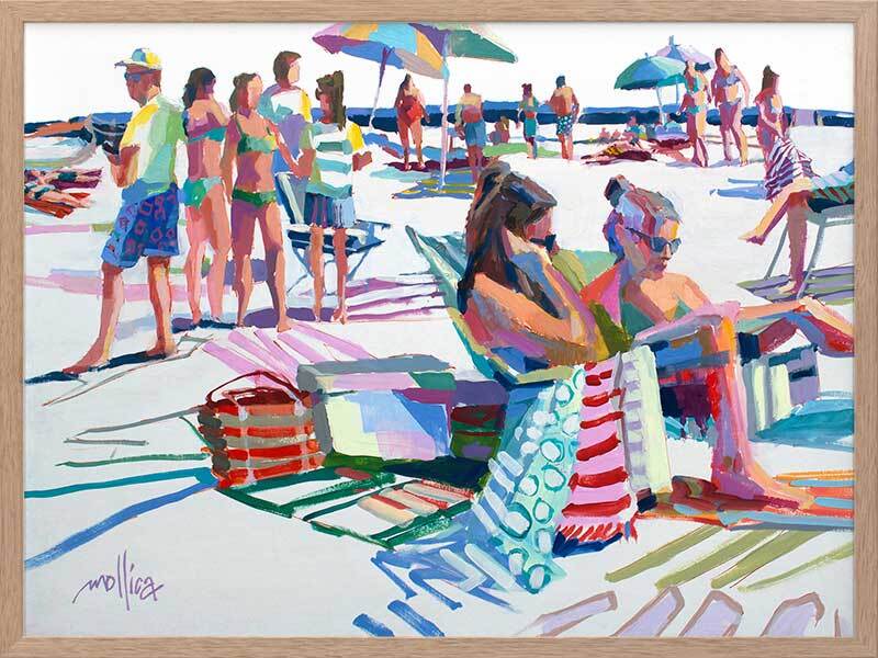 Beach Party Framed Art Print