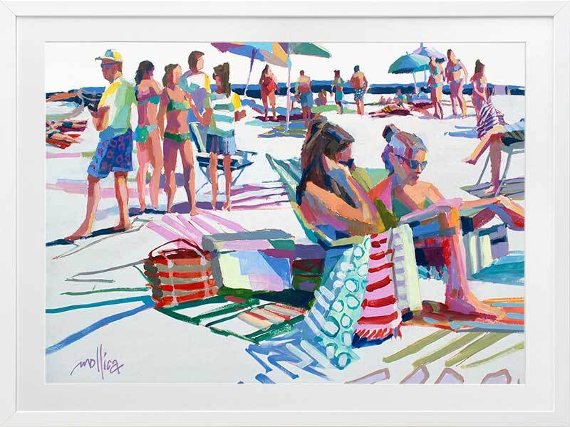 Beach Party Framed Art Print