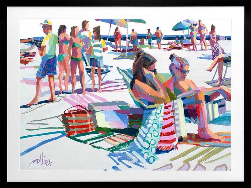 Beach Party Framed Art Print