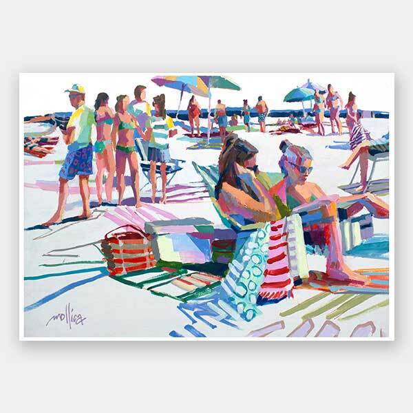 Beach Party Unframed Art Print