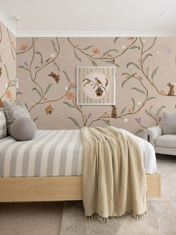 Birdhouse Tales Canvas Art Print | Lifestyle