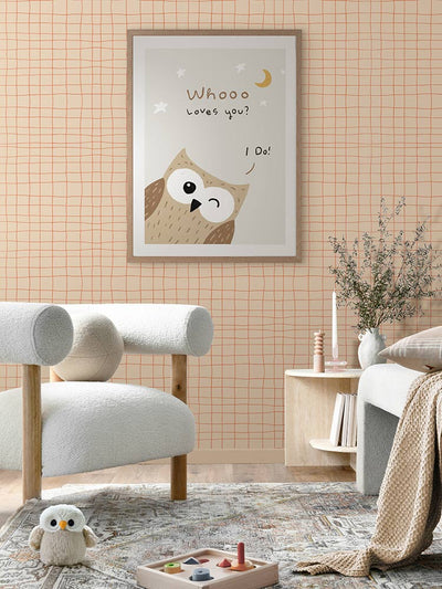 Whooo Loves You? I Do! Framed Art Print | Lifestyle