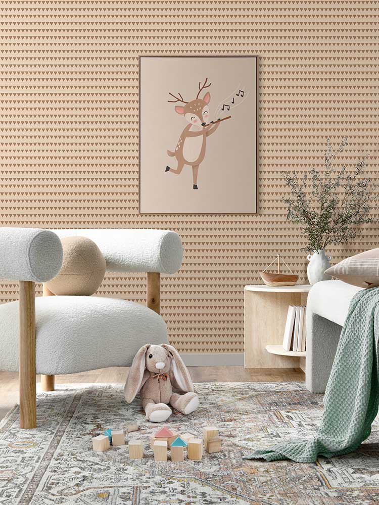 Woodland Deer’s Melody Canvas Art Print | Lifestyle